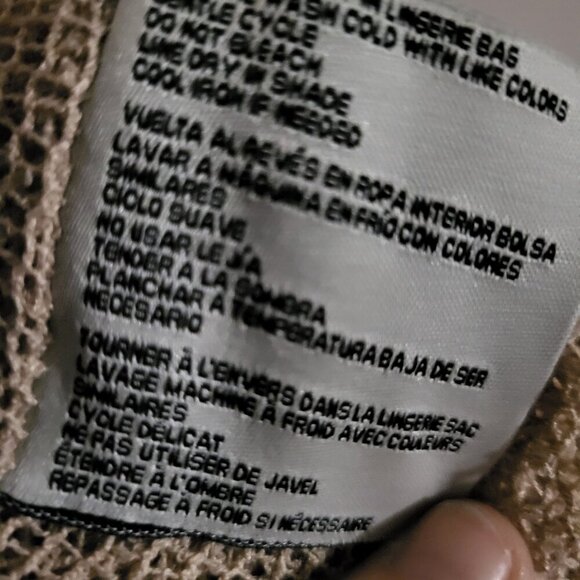 Simply Noelle Boho Sheer Sleeveless Mesh Tunic/Top Sz XXL - Picture 5 of 6